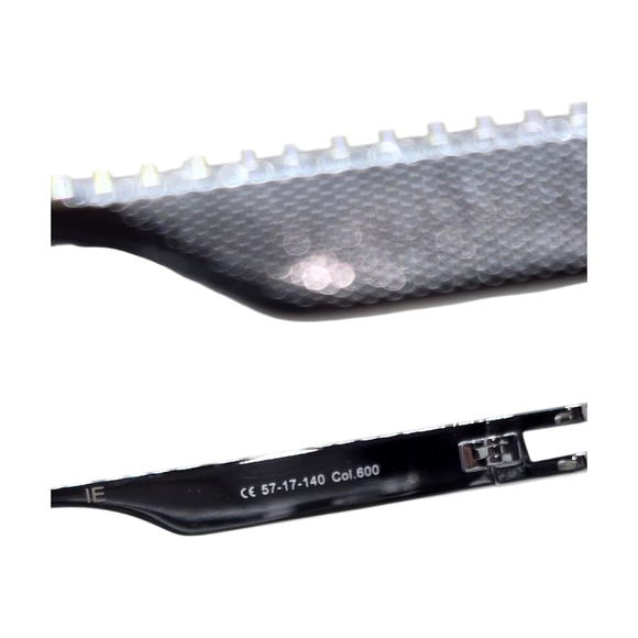 Stylish Black Rectangular Sunglasses PORTA ROMANA - Picture 5 of 10